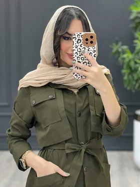 مانتو دانشجویی بلند بالا ژیله