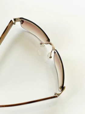 عینک مستطیلی دسته پلنگی