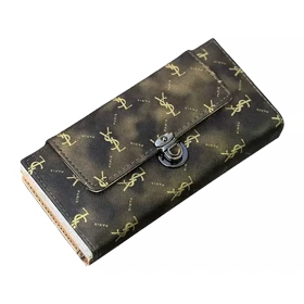کیف پول زنانه و دخترانه ایوسن لورن YVES SAINT LAURENT مدل YSL287-6 (قهوه ای)