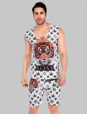 ست رکابی و شلوارک مردانه Louis Vuitton