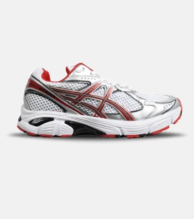 کفش کتانی مردانه سفید نقره ای قرمز ASICS GT 2160