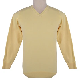 پلیور بافت مردانه یقه هفت لیمویی