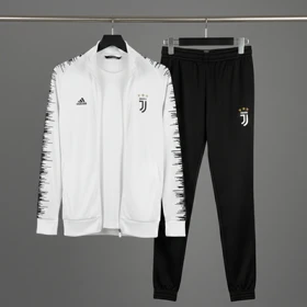 ست راحتی مردانه سویشرت شلوار یوونتوس مدلR77