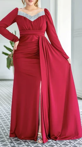 پیراهن مجلسی زنانه و شب ماکسی مدل آریان