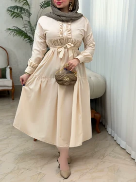 پیراهن داکرون جلو دکمه 3746