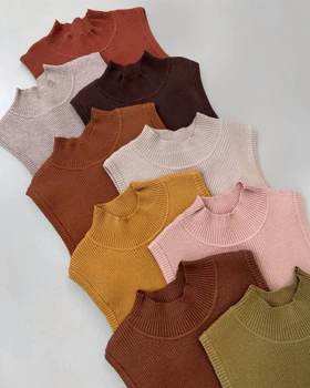 تاپ بافت گپ کبریتی یقه ایستاده کد 4092