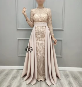 پیراهن بلند یگانه 7028