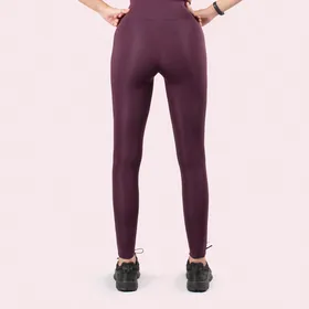 لگ اسلیم افکت پوش آپ بیسیک بادمجانی - Agi Slim Effect Leggings Mürdüm