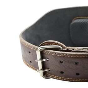 کمربند بدنسازی روگ عرض سگک 6cm مدل ELM- 403A390 سگکی قهوه ای روشن