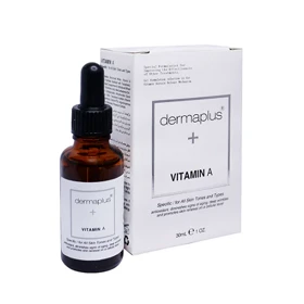سرم مرطوب کننده پوست حاوی ویتامین A درماپلاس 30 میل