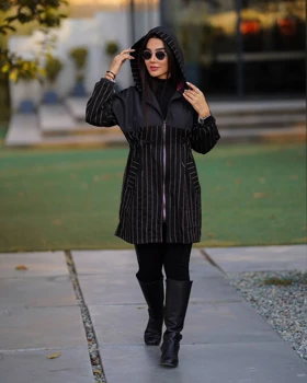 پالتو کلاهدار کوک دوزی