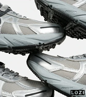کفش کتانی مردانه و زنانه طوسی خاکستری Nike cushlon