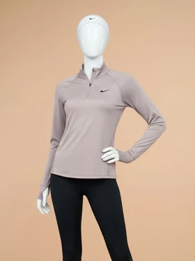 بلوز لاکرا آستین بلند نیم زیپ فینگر دار نایکی Nike