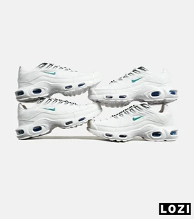 کفش کتانی مردانه و زنانه سفید آبی NIKE AirMax Plus TN Ultra