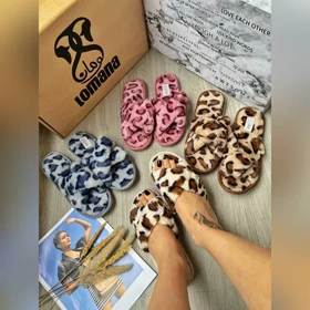 اسلیپر ضربدری پشمی _ 1318