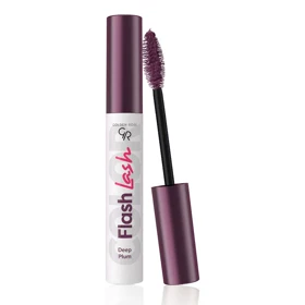 ریمل رنگی گلدن رز, مدل FLASH LASH رنگ DEEP PLUM حجم 9 میل