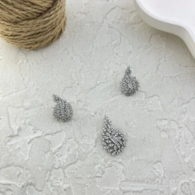 نیم ست زنانه طرح جواهری با آویز اشک