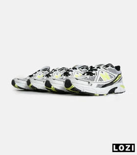 کفش کتانی مردانه و زنانه سفید مشکی لیمویی NEW BALANCE 1064 V.2