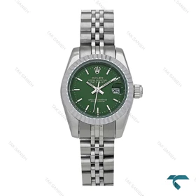 ساعت زنانه Rolex استیل صفحه سبز اسمال خطی Rolex-7485-L