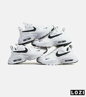 کفش کتانی مردانه و زنانه سفید مشکی NIKE air max intrlk lite