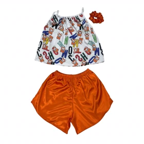 ست تاپ و شلوارک طرح تدی 041