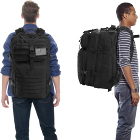 کوله پشتی تاکتیکال 45 لیتری مدل Military بج دار