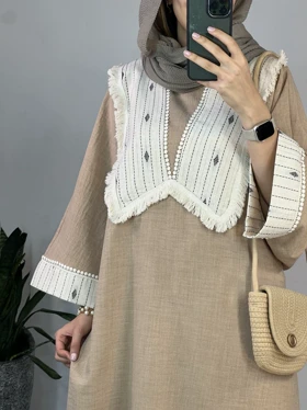 مانتو بلند مزونی ماهین