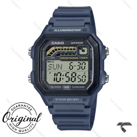 ساعت کاسیو مردانه WS-1600H-2AV اصل سرمه ای Casio-11858-G