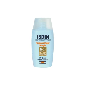 فلوئید ضدآفتاب بدون رنگ ایزدین SPF50 مدل Fusion Water Magic