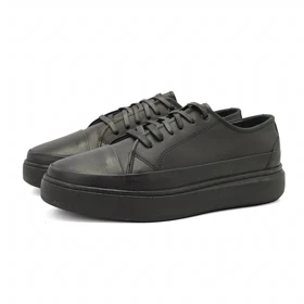کفش ونس چرم طبیعی مردانه استار مدل Flat shoes - 0150