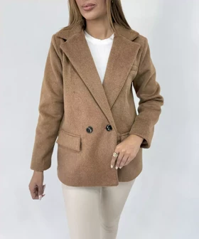 ترنچ کت یقه انگلیسی کد pm001 برند ردا