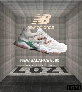 کفش کتانی مردانه و زنانه طوسی گلبهی NEW BALANCE 9060