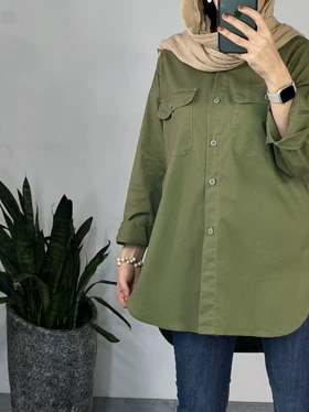 مانتو جین رنگی چشمه 1