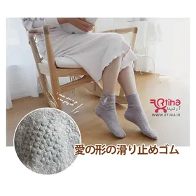 جوراب فانتزی زنانه حوله ای sweet nana