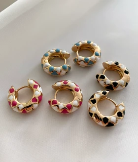 گوشواره های مینا کاری ژوپینگ