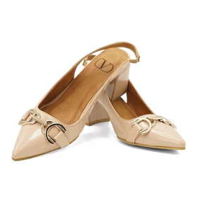 کفش مجلسی زنانه پاشنه‌دار 5 سانت مدل 402842 _ sandal valentino