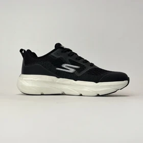 کفش پیاده روی اسکیچرز گو ران با زیره Max cushion مشکی زیر سفید