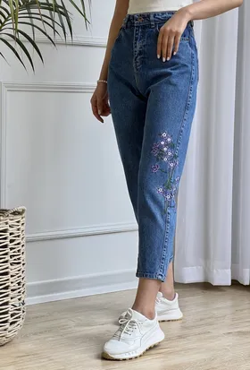 شلوار جین گلدوزی ناجی