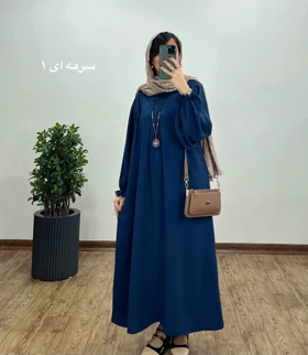 مانتو عبایی بلند رایلی کد 2638