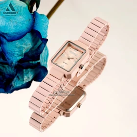 ساعت زنانه مستطیلی Fencci 880 (گلبهی)