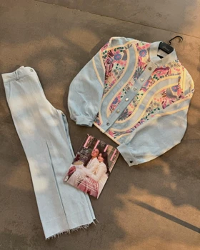 کت شلوار جین