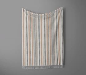 شال مبل ریش دار sofa shawl 142