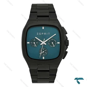 ساعت مردانه اسپریت فول مشکی سه موتور صفحه فیلی Esprit-8206-G