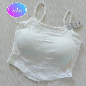 کراپ زنانه کاپ ثابت پشت‌باز