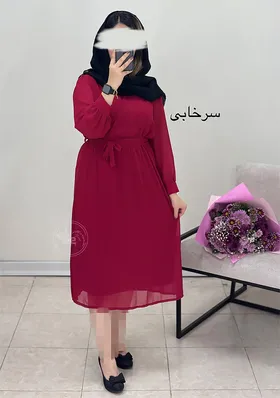 پیراهن حریر سلنا