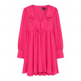 پیراهن حریر سرخابی زنانه بوهو boohoo انگلستان سایز 38
