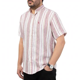 پیراهن آستین کوتاه کنفی مردانه تن کوک مدل 1211105