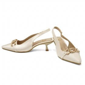 کفش مجلسی زنانه پاشنه‌دار 3 سانت مدل sandal valentino - 0095