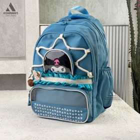 کوله پشتی دخترانه عروسکی Backpack A26 (آبی)