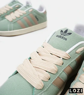 کفش کتانی مردانه و زنانه سبز کرم ADIDAS Campus